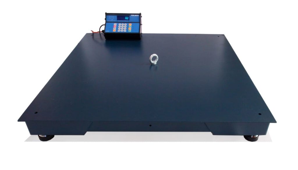 Balança eletrônica plataforma com indicador e etiquetadora - Capacidade 1500 kg /200gr